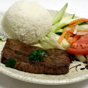 Com Bo Nuong (Grilled Marinated Rib Eye Steak)