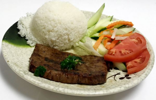 Com Bo Nuong (Grilled Marinated Rib Eye Steak)