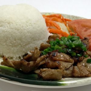 Com Thit Nuong (Grilled Marinated Sliced Pork)