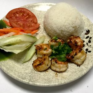 Com Tom Nuong (Grilled Marinated Shrimps)