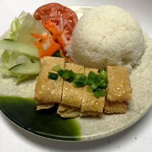 Com Tau Hu Ky (Minced Shrimp in Bean Curd Sheet)