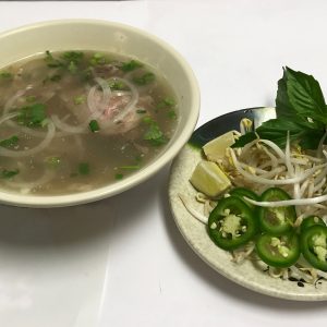 Pho Tai Gan (Eye-round steak & tendon beef)