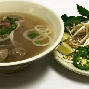 Pho Tai Bo Vien (Eye-Round Steak & Beef Meatballs)