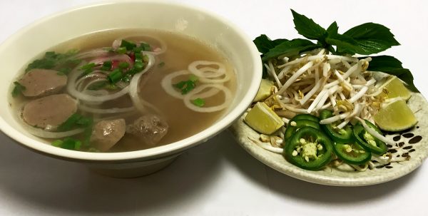 Pho Tai Bo Vien (Eye-Round Steak & Beef Meatballs)