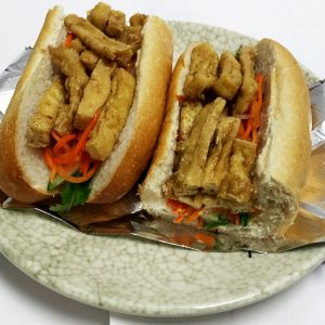 Banh Mi Tofu (Fried Tofu Sandwich)