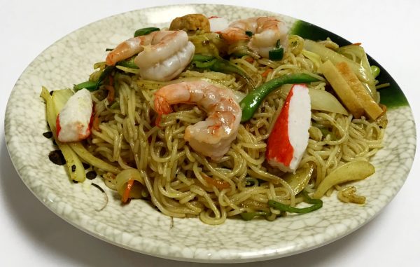Seafood Singapore Noodles (Spicy)