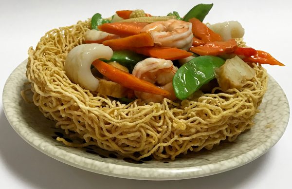 Seafood Pan Fried Noodles