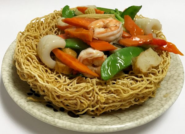 Seafood Pan Fried Noodles