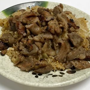 Grilled Pork with Fried Rice